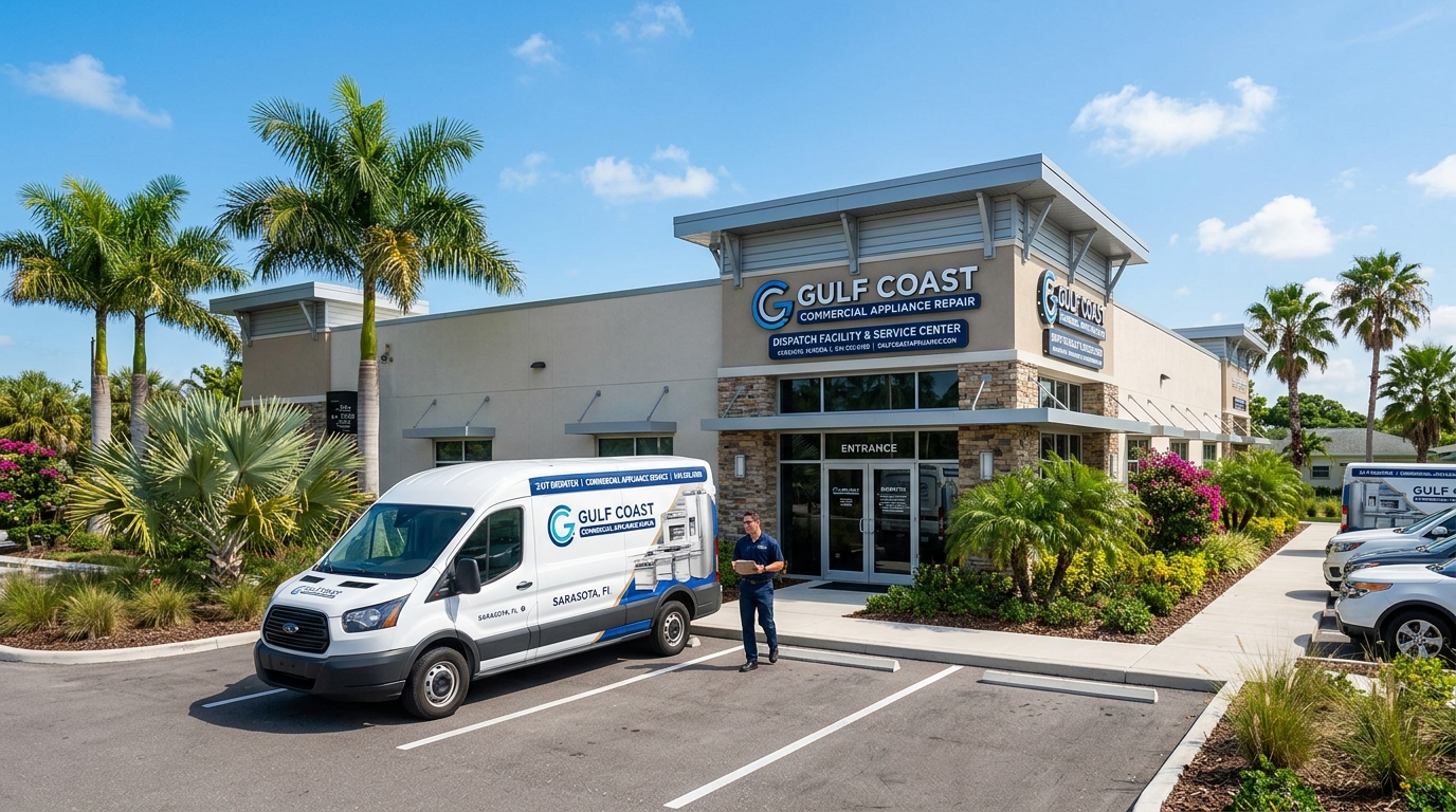 Dryer Repair Sarasota FL Central Dispatch Hub and Parts Depot at 3856 Yellowstone Cir