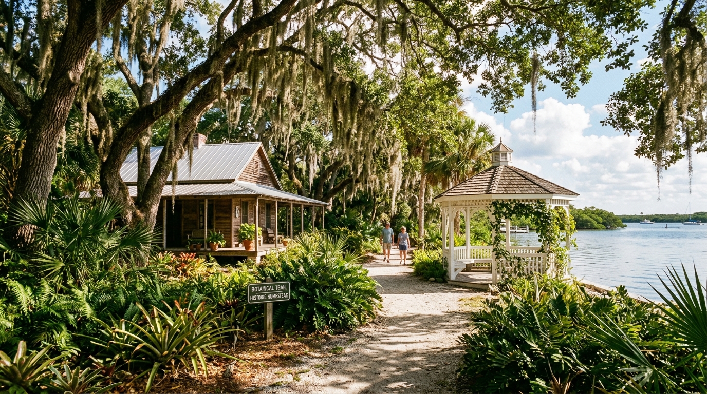 Historic Spanish Point pioneer estate in Osprey Sarasota FL